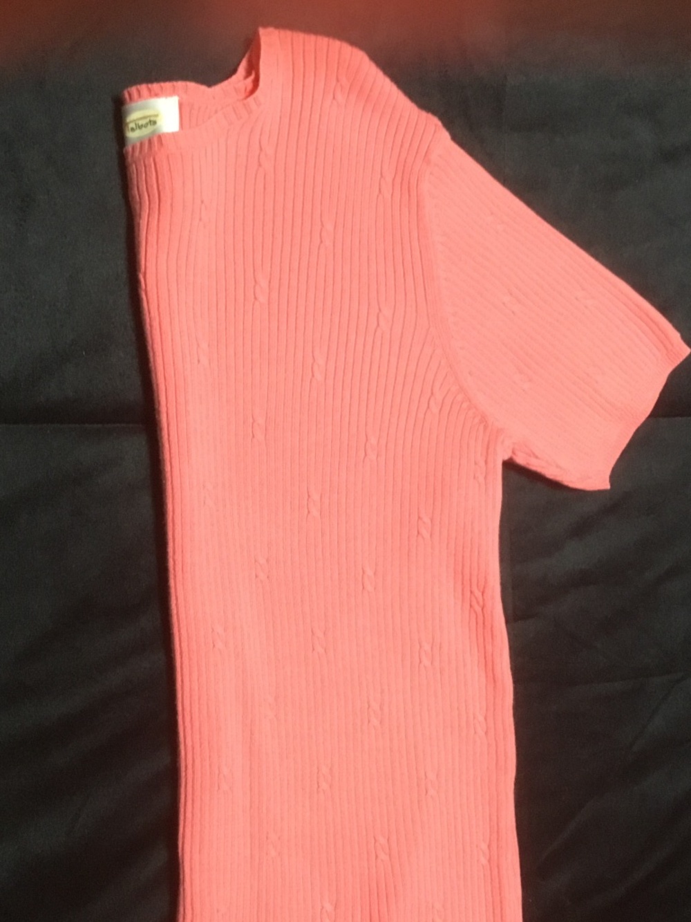 Talbots Pink Sweater ShortSleeve - Picture 6 of 7